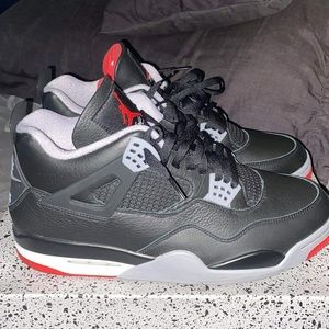 Size 14 Jordan 4 bred reimagined